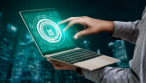 Secure financial records illustration with shield, cloud, and tax documents during Australian tax season