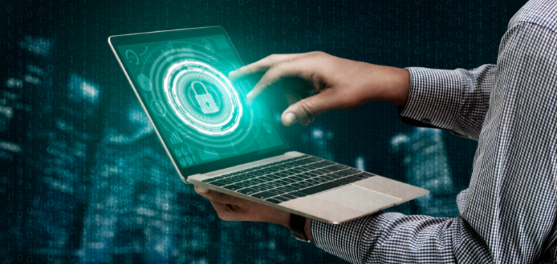 Secure financial records illustration with shield, cloud, and tax documents during Australian tax season
